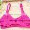 Womens sexy sport bra double classic thin straps bra
