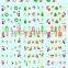 22 Sheets Nail Art Water Transfers Christmas Stickers HN1988