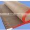 non stick ptfe teflon coated fiberglass open mesh conveyor belt with joint