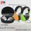 cheap fashion promotional earphone and headphone storage case from Chinese manufacturer