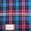 Woven fabric cotton Plaid fabric/textile fabric for shirt Manufacturer