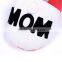 2016 good quality comfortable red white shose with saying I love mom baby PU toddler shoes