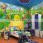 (L00024)girl decorative removable glass bead wall mrual