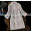 2016/2017 fashion formal fur coat with long size for women/special sheared design fur coat KZ160080