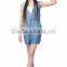 Fancy sleeveless ladies cotton denim jackets (JX011)