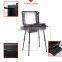 2016 Sunrise Best Selling Professional Black Aluminum Trolley Makeup Artist Station with lights with Leg                        
                                                Quality Choice