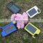 Promotion! lowest price 1500Mah waterproof solar energy mobile power bank for samsung