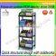 china suppliers flooring metal material bottle wine display showcase