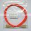G657 sc multi mode duplex orange color fiber optic patch cable with low price
