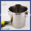 Top quality cylindricalmini ice bucket/rattan bar set for bucket
