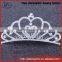 Korean fashion love Crown bride Crown alloy rhinestone hair comb hair accessories jewelry Factory outlets