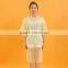 Spunlace nonwoven yellow impervious disposable isolation gowns