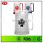 BPA Free double wall 450 ml plastic beer mug with handle