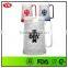 BPA Free double wall 450 ml plastic beer mug with handle