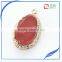 Latest fashion wholesale Agate druzy pendant for jewelry