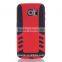 2016 Best Selling bumper football texture rocket cell phone cases for samsung galaxy s6, for galaxy s6 tpu pc phone cases
