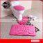 bathroom rugs set,toilet cover and rug set