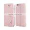 LZB hot selling silk grain flip leather case for samsung galaxy A8