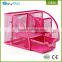 Top quality office school supplies metal wire mesh desk stationery organizer