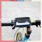 Waterproof case robust swivel handlebar mounting for motorcycles or bicycles
