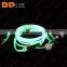 hot new products 3.5mm jack glowing earbuds fluorescence earphone