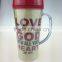 New double wall plastic cup with handel