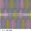 TJ-3837 Transparent emboossed tablecloth with golden & silver