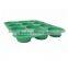 12 cup silicone muffin pan,silicone collapsible pan,silicone muffin top pan