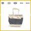 Canvas tote bag with cotton handle fashion simply style foldable bag