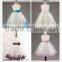 New Cute Sleeveless O-Neck Waist Flower Back Bow Petal Hem Cute Dress Communion Flower Girl Pageant Illusion Petal Dress