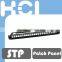 Taiwan Supplier 24Port Shielded STP Snap-in Type Multimedia Patch Panel