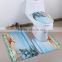 Custom Bathroom Mat, PVC Backing Anti-Slip Mat, Washable Clean Mat