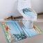 Custom Bathroom Mat, PVC Backing Anti-Slip Mat, Washable Clean Mat