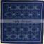 men's 100% polyester ink print pocket square