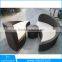 Hot Sale Home Garden Furniture Wicker Sofa Round Bed