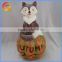Nice ceramic halloween pumpkin with ceramic halloween fox