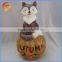 Nice ceramic halloween owl decoration