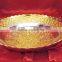 New design made in India promotional gift, corporate gift item gold and silver plated brass bowl