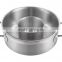 Two Handle Stainless Steel Child-Mother Relation Cooking vessel With Lid
