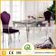 TH355 Large Wedding Dining Table Big Size Glass Mirroerd Dining Table