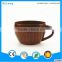 Custom handmade Wholesale drink wooden round cup