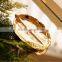 Ceremic golden fashion display decortative jewelry tray