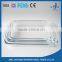 rectangle transparent glass baking dish plate for kitchen