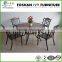 Outdoor lastest design retail chair and round coffee table