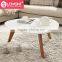 living room round shelf coffee table modern wooden coffee side table small tea table