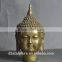 temple garden building metal brass buddha head statues