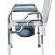 Lightweight Economy Folding Commode Chair Portable Toilet with Pan H0200