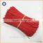 Round plastic coated single metal wire twists for electric wire packaging