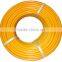 with 10 years experience low price flexible 1/4' inches yellow PU air hose for various industry