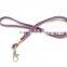 Two Color Round Jacquard cord lanyard Wholesale